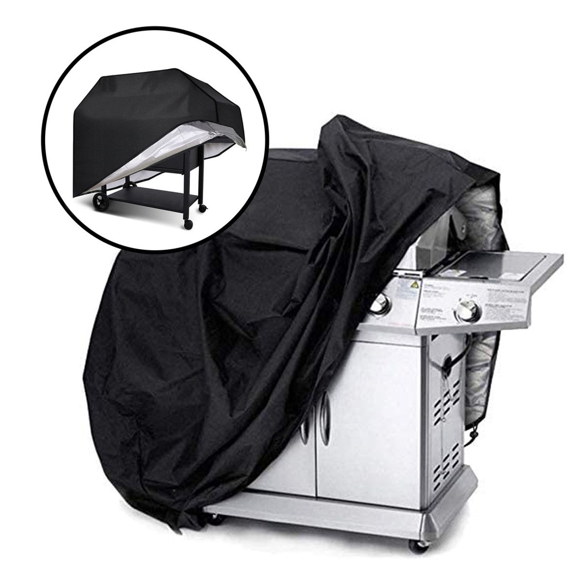 GENERICO - Funda Protectora para Parrilla Impermeable XL