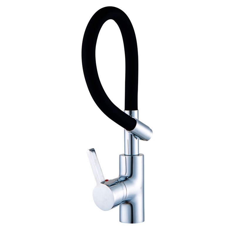 DUSCHY - MONOMANDO COCINA FLEXIBLE NEGRO