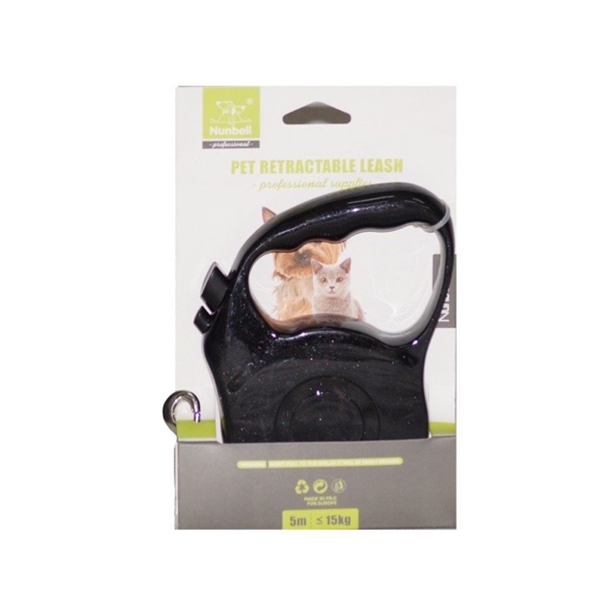 PEQUI - CORREA RETRACTIL NEGRO