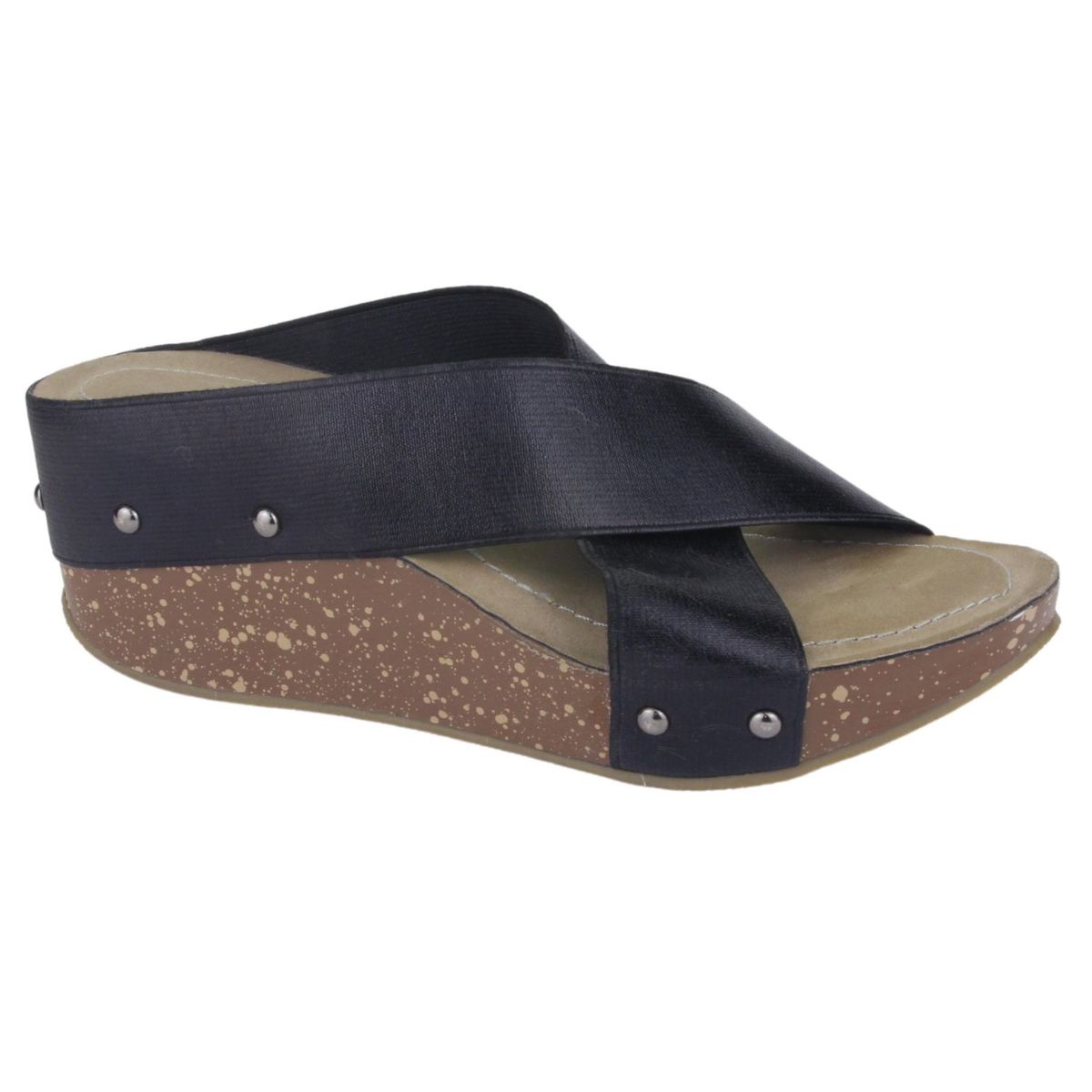 CHALADA - Sandalia Mujer Negro Moda Chalada Como-1