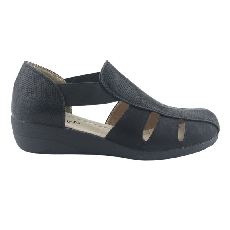 CHALADA - Sandalia Mujer Negro Comfort Chalada Mira-1