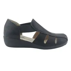 CHALADA - Sandalia Mujer Negro Comfort Mira-1