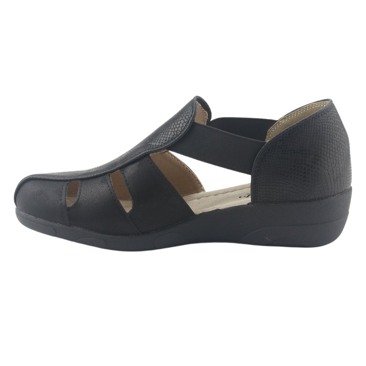 CHALADA - Sandalia Mujer Negro Comfort Chalada Mira-1