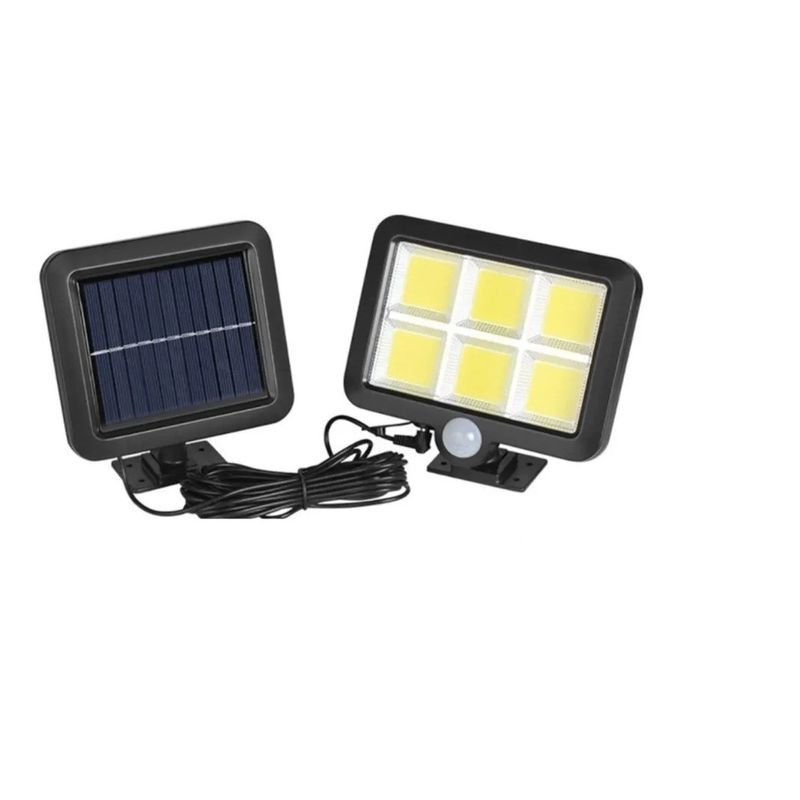 GENERICO - Foco Led Solar Exterior Cob 260 Lm 250 Watts Recargable Sensor