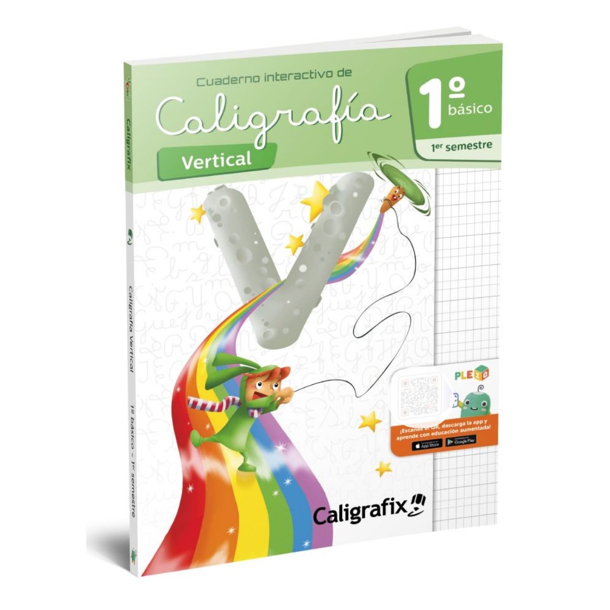 CALIGRAFIX - Cuaderno de caligrafía Vertical 1° Básico I semestre