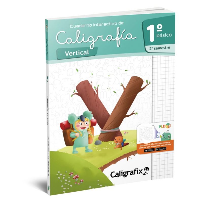 CALIGRAFIX - Cuaderno de caligrafía Vertical 1° Básico II semestre