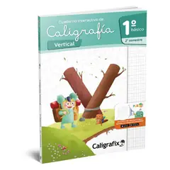 CALIGRAFIX - Cuaderno de caligrafía Vertical 1° Básico II semestre