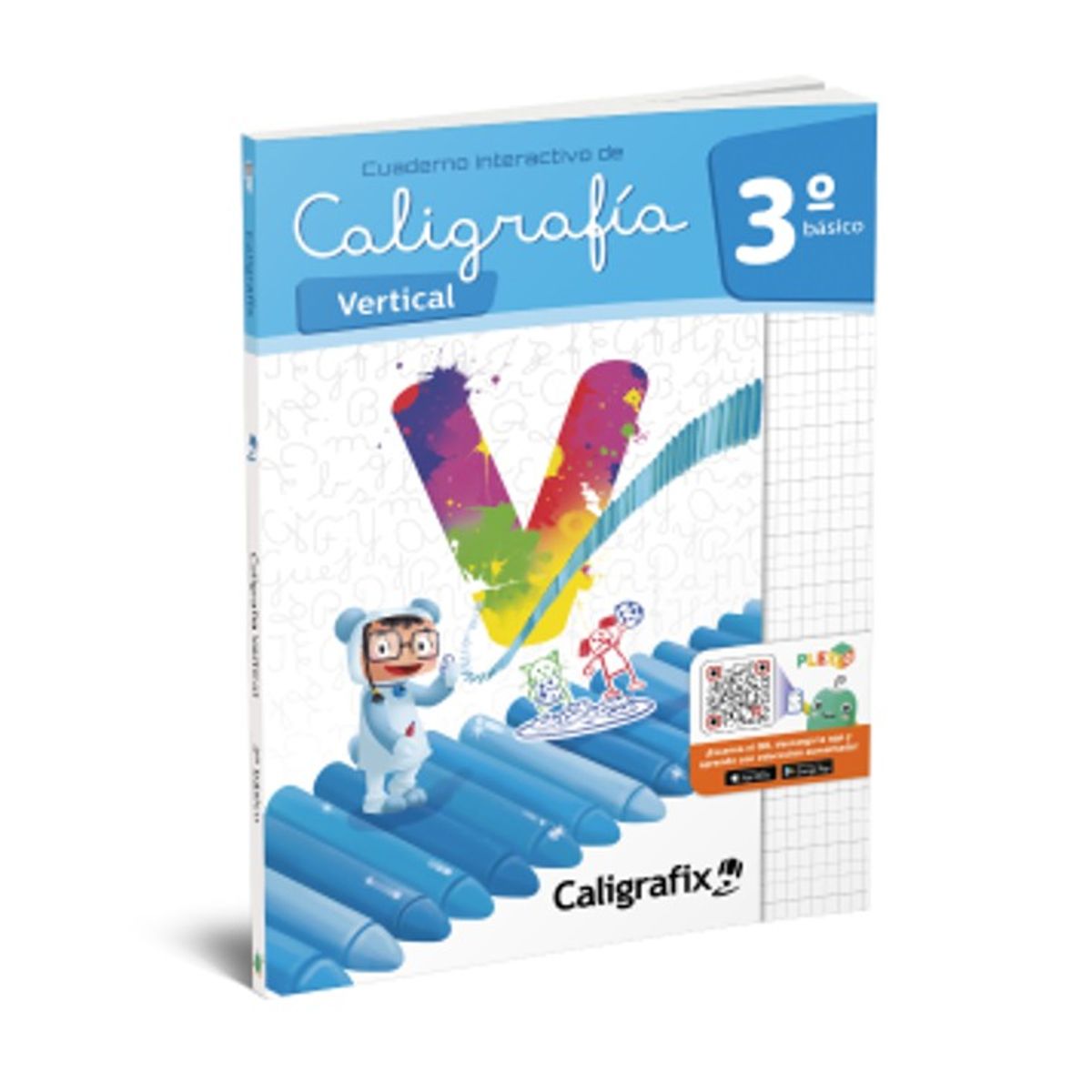 CALIGRAFIX - Cuaderno de caligrafía Vertical 3° Básico