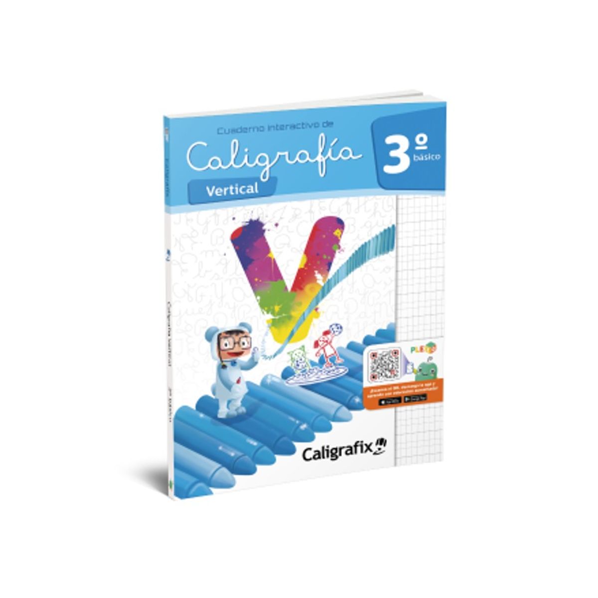 CALIGRAFIX - Cuaderno de caligrafía Vertical 3° Básico