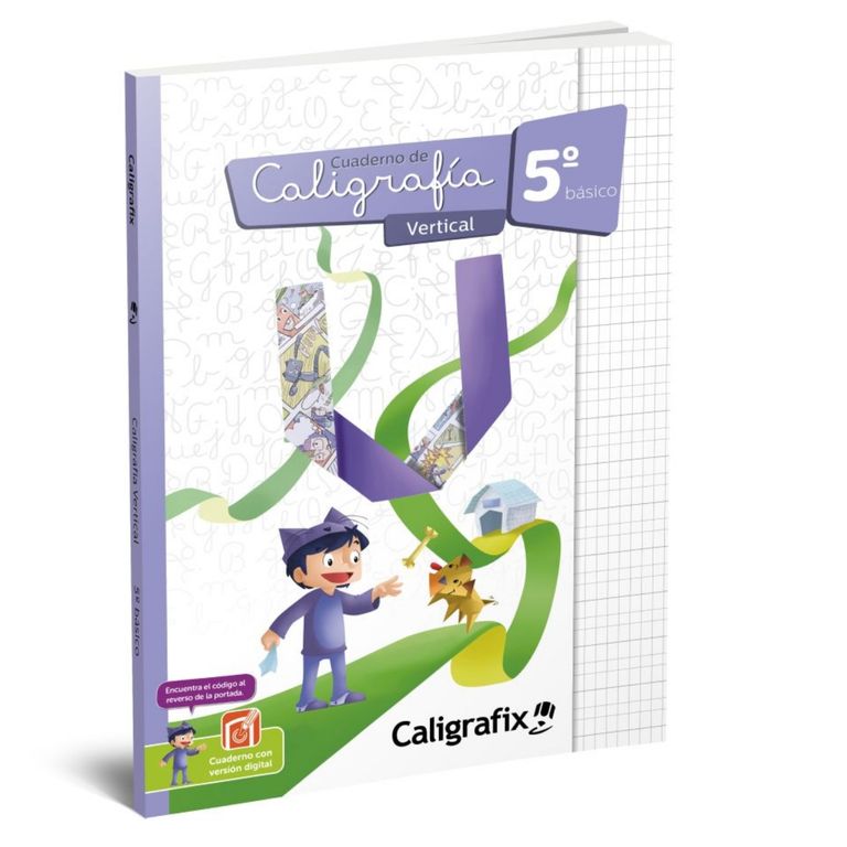 Cuaderno de caligrafia Vertical 5 Basico