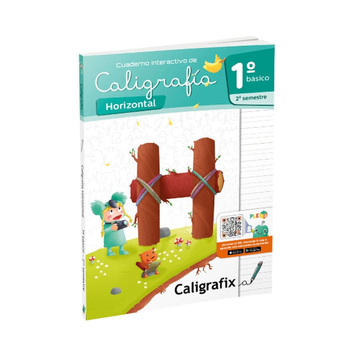 CALIGRAFIX - Cuaderno de caligrafía Horizontal 1° Básico II semestre