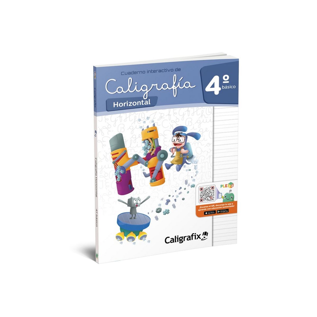 CALIGRAFIX - Cuaderno de caligrafía Horizontal 4° Básico