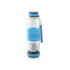 GENERICO - Botella De Vidrio 420 Ml Té Infusión + Funda
