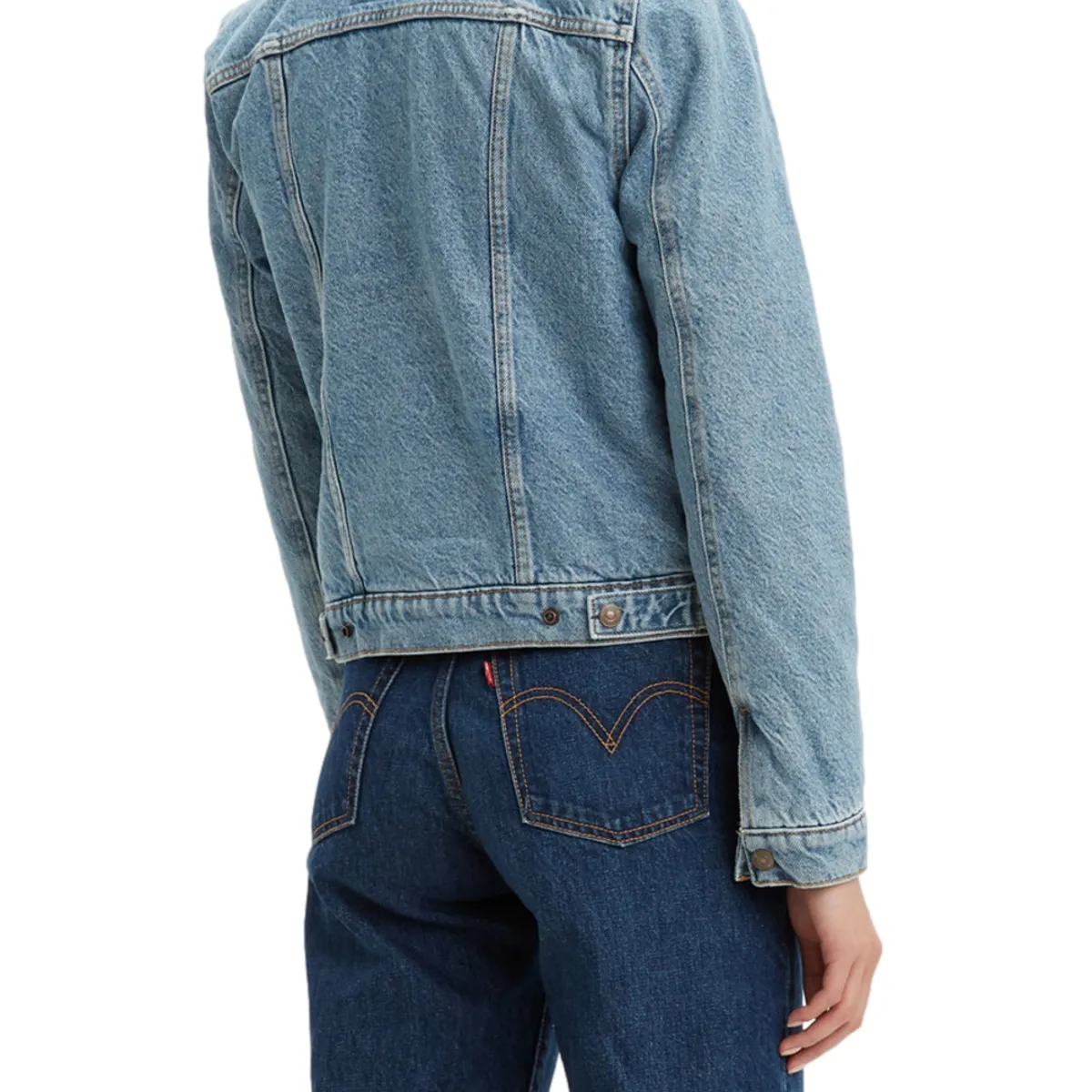 LEVIS - Chaqueta Mujer Regular Fit Sherpa Azul Levis