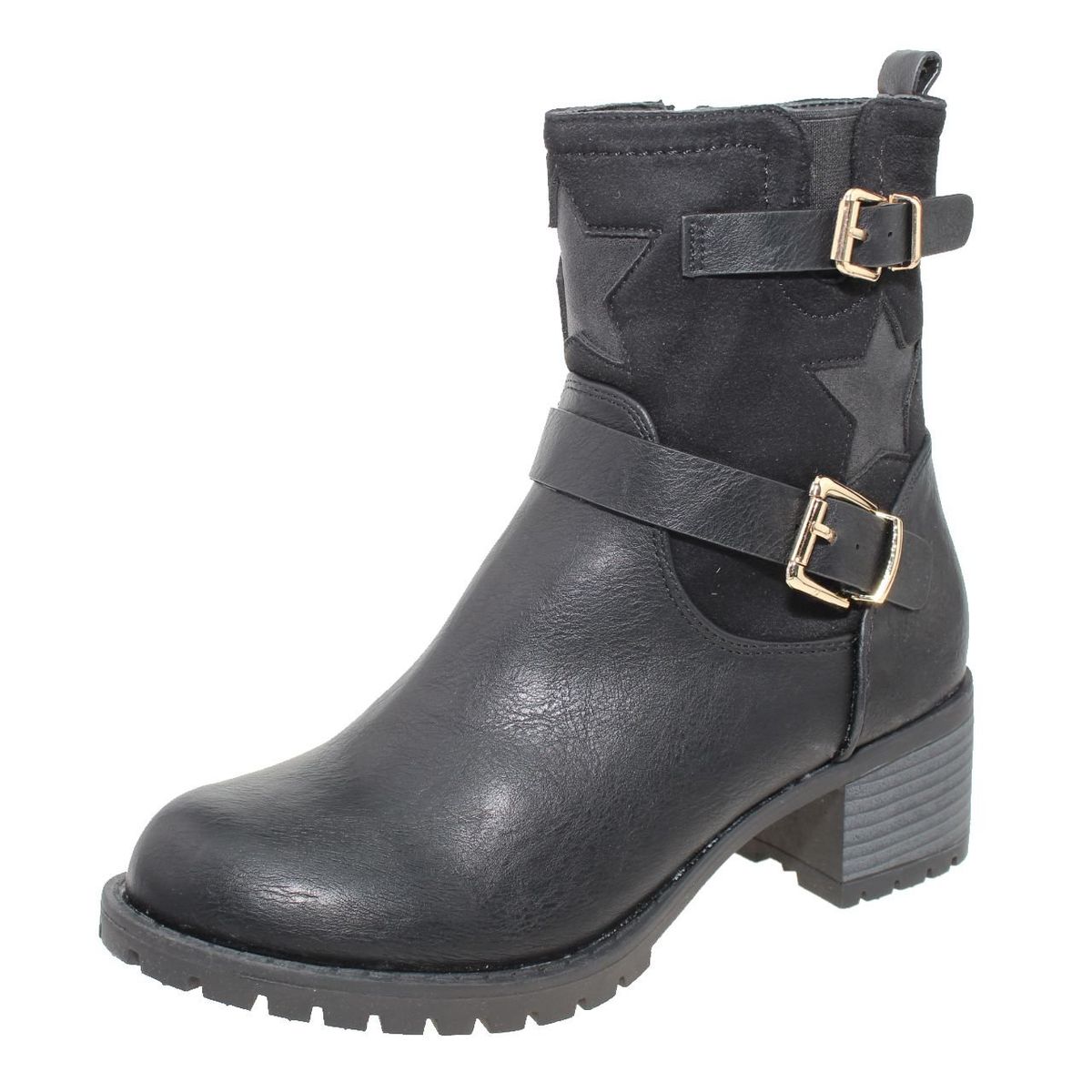 VIA FRANCA - Botin Casual Para Mujer Color Negro
