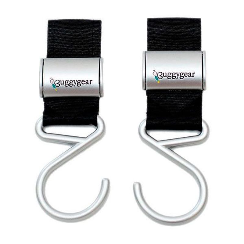 BUGGY GEAR - Ganchos antideslizantes  para Coches, 2 unidades Negro 16kg