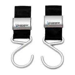 BUGGY GEAR - Ganchos antideslizantes para Coches, 2 unidades Negro 16kg
