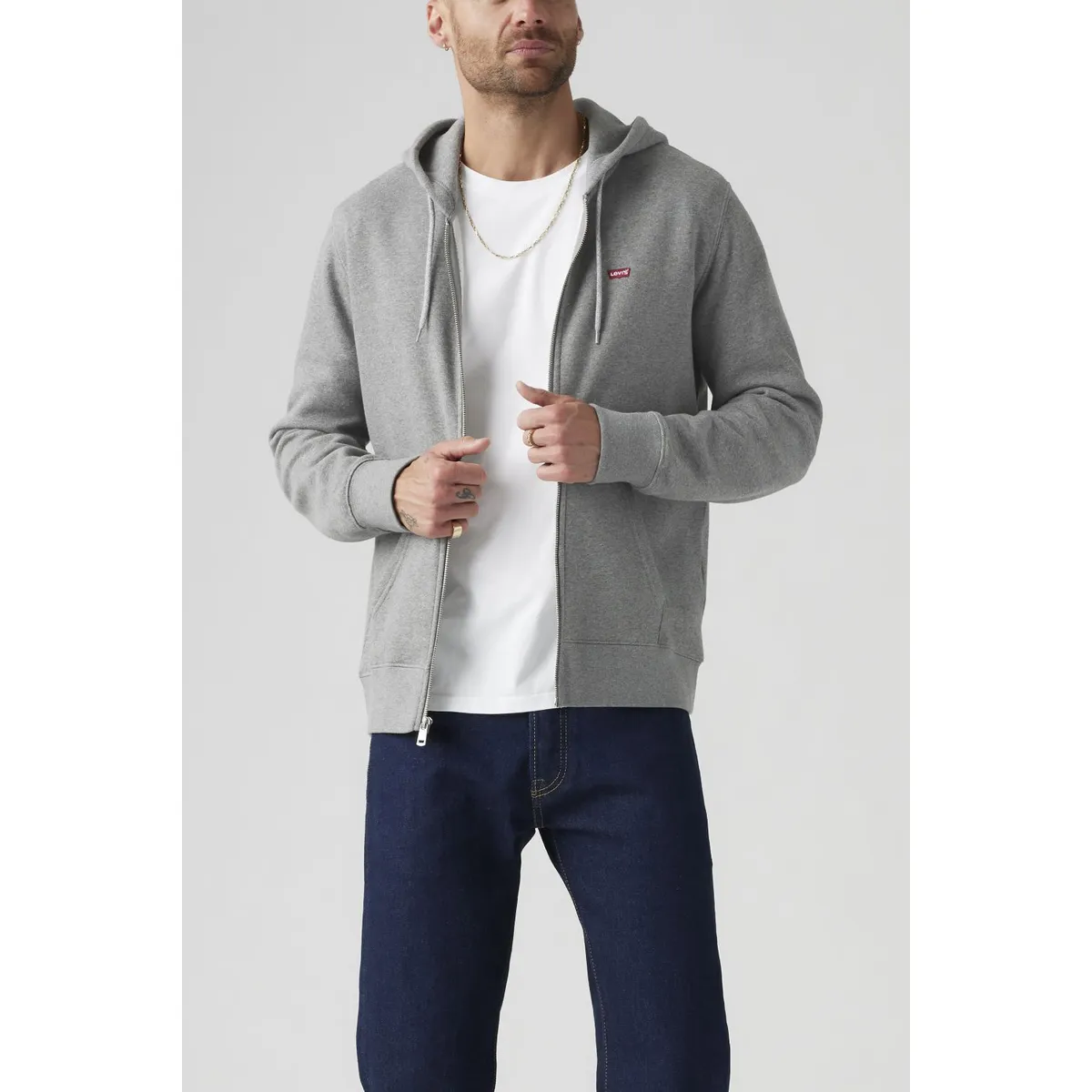 LEVIS - Polerón Hombre Regular Fit Gris Levis