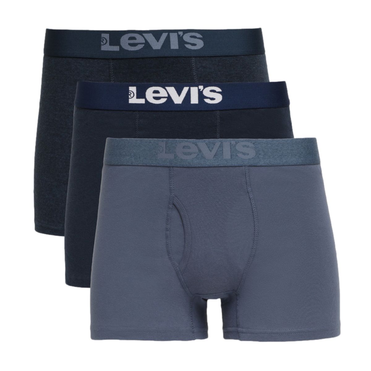 LEVIS - Boxer Hombre 3 Pack Azul Levis