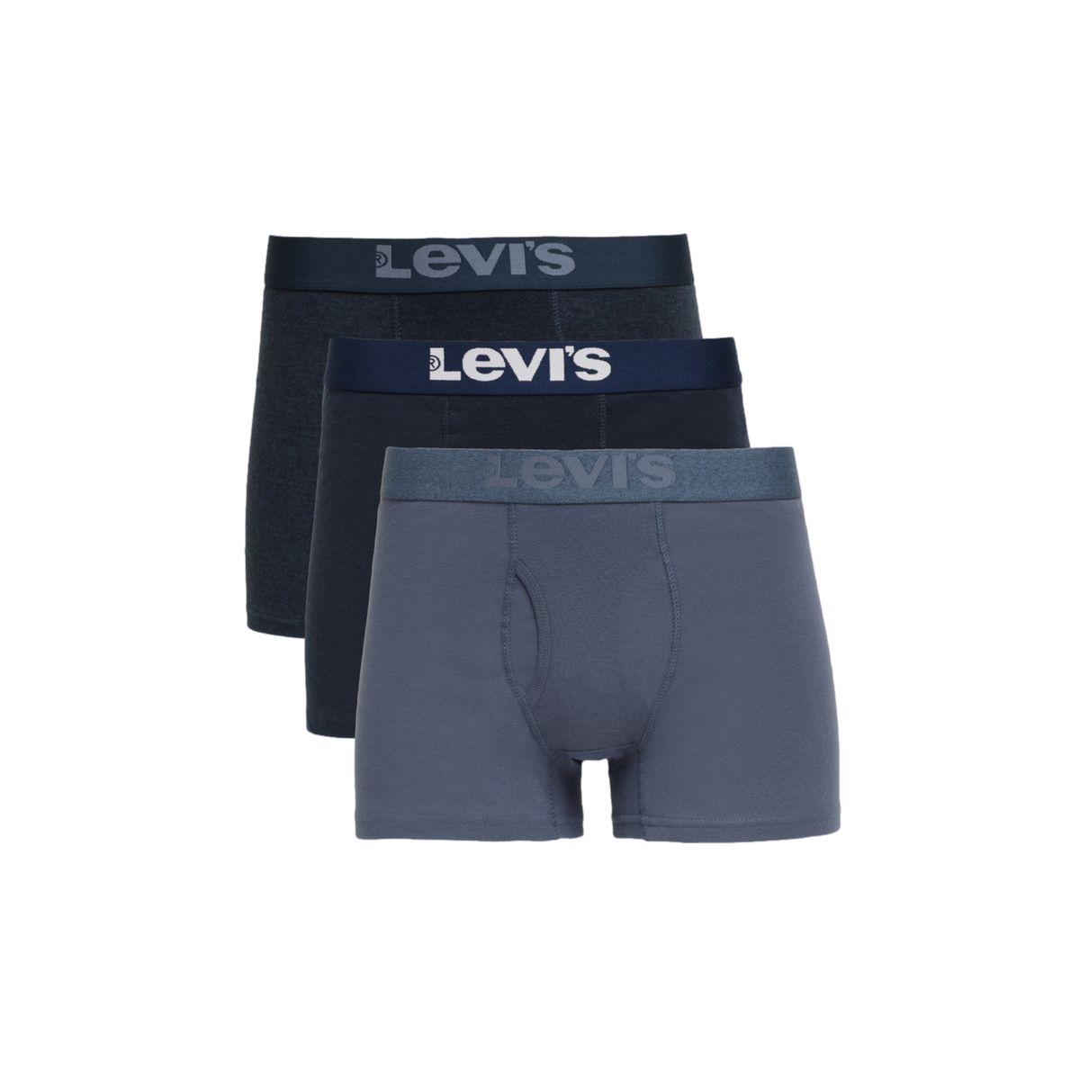 LEVIS - Boxer Hombre 3 Pack Azul Levis