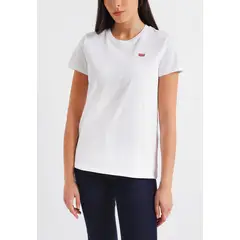 LEVIS - Polera Mujer Regular Fit Lisa Blanco