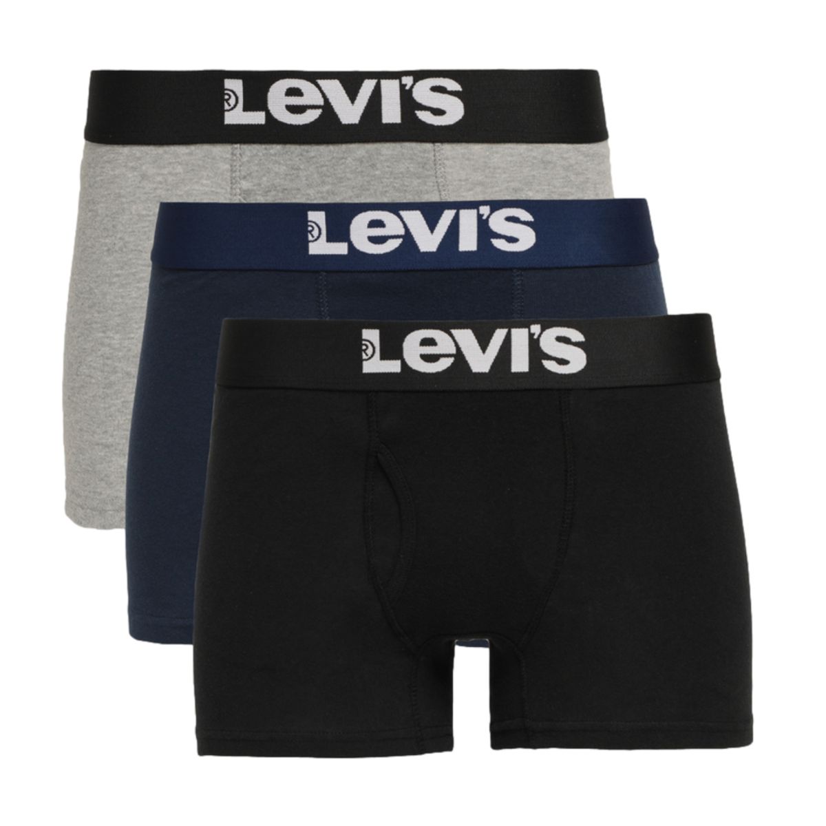LEVIS - Boxer Hombre 3 Pack Negro Levis