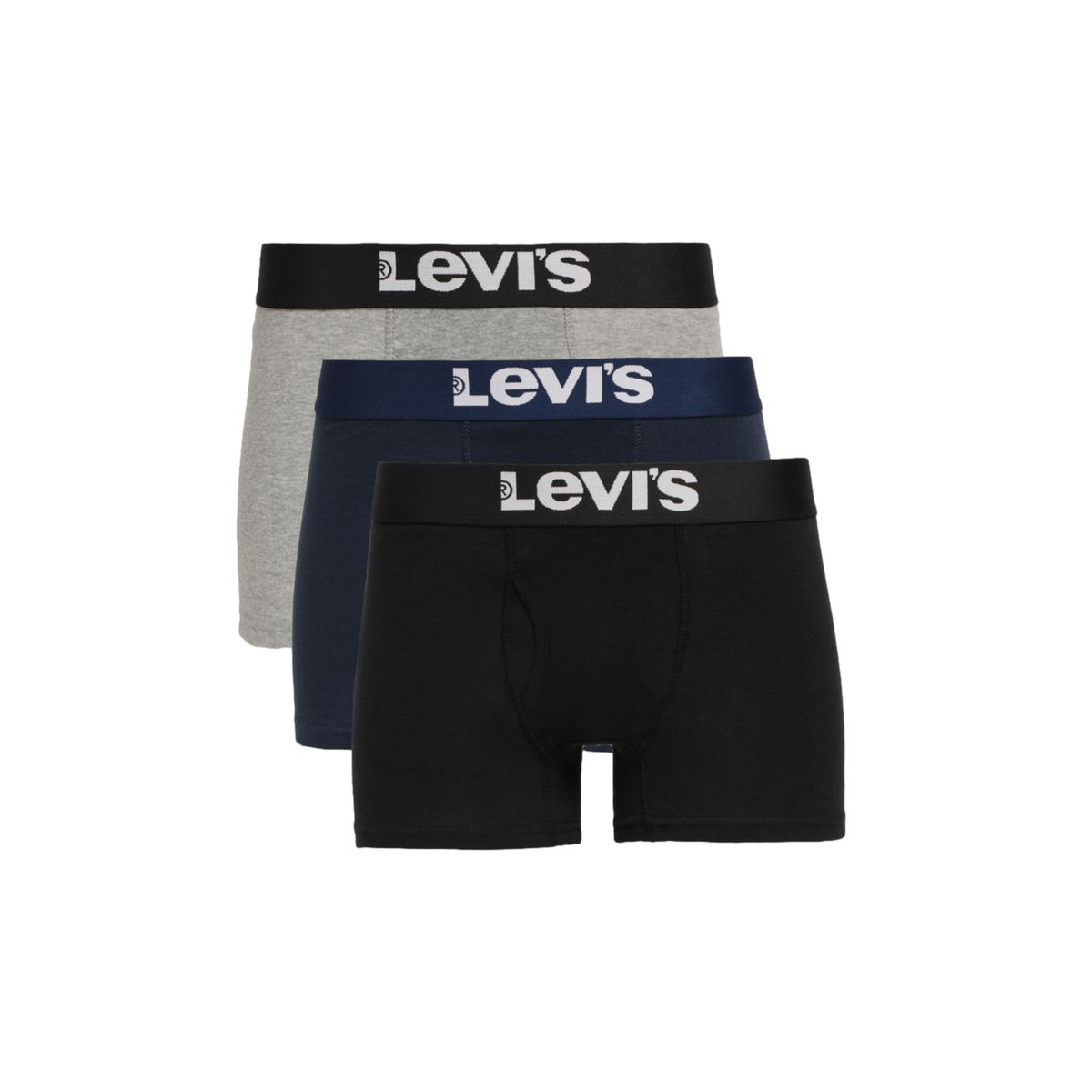 LEVIS - Boxer Hombre 3 Pack Negro Levis