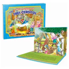 LATINBOOKS - Mis cuentos clásicos en 3D - Los tres cerditos (Pop up)