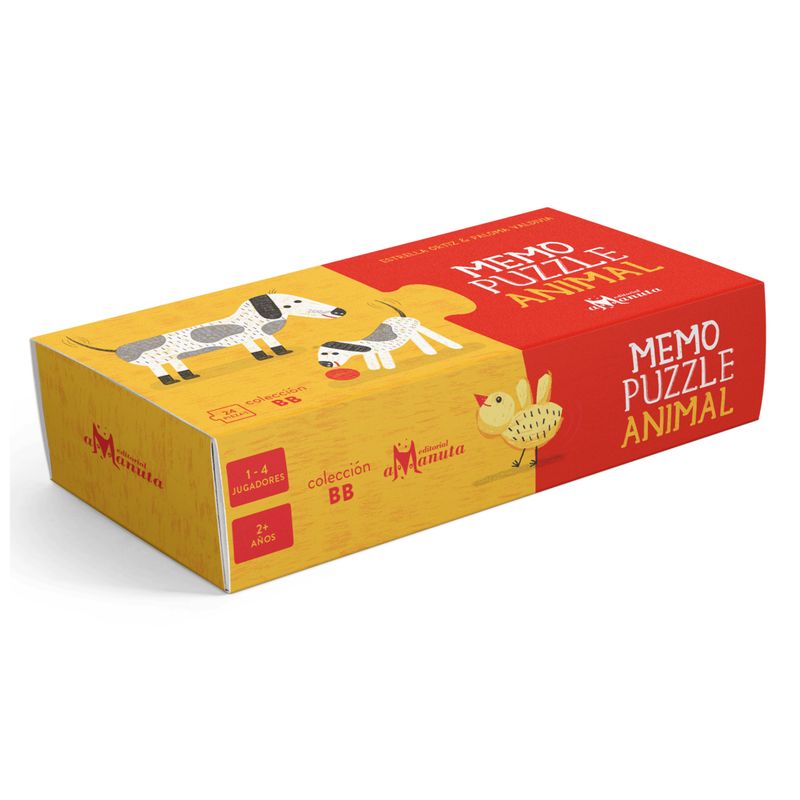 AMANUTA - Memo puzzle animal AMANUTA