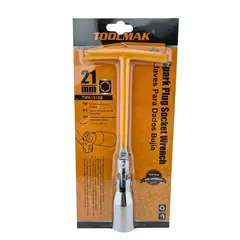 GENERICO - Llave Dado Saca Bujia Auto 21mm Toolmak Tmk19100