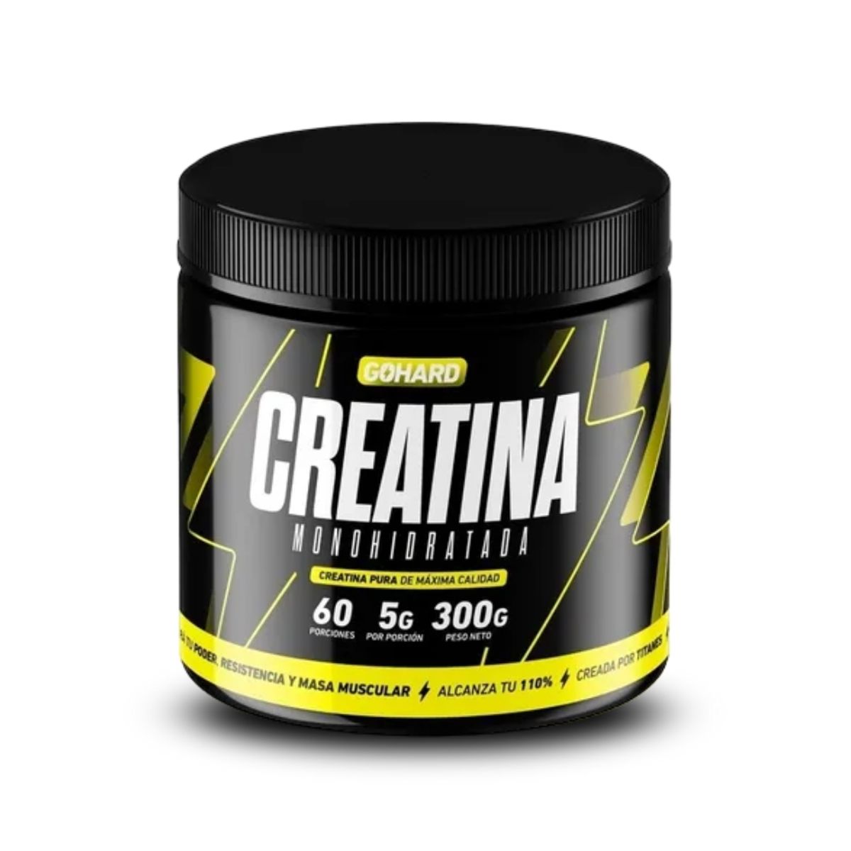 GOHARD - CREATINA GOHARD 300GR 60SV & PRE ENTRENAMIENTO G-PUNK 30 SERV