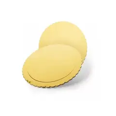 GENERICO - Set 12 Bandeja Base Redonda Torta Pastel Carton 30 Cm.
