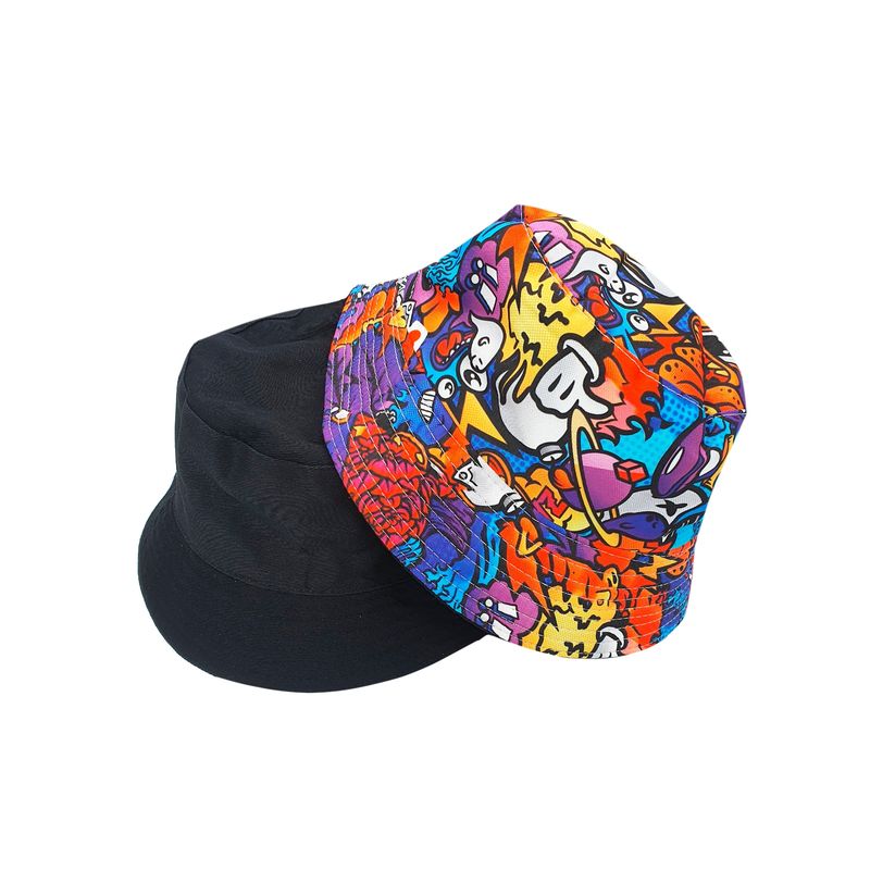 FUNSHOP - Gorro Pescador Estampado Reversible - Bucket Hat