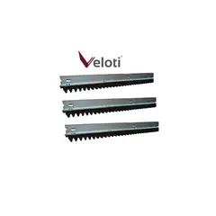 VELOTI - Pack 3 Cremallera Nylon para Portón Automático