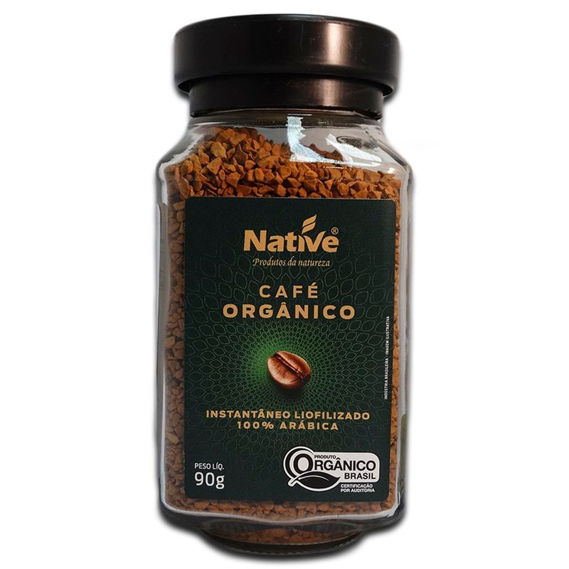 NATIVE - Cafe Soluble Liofilizado Arabico Native  90 Gr. Sin Gluten