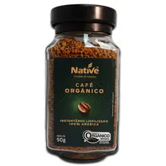 NATIVE - Cafe Soluble Liofilizado Arabico 90 Gr. Sin Gluten