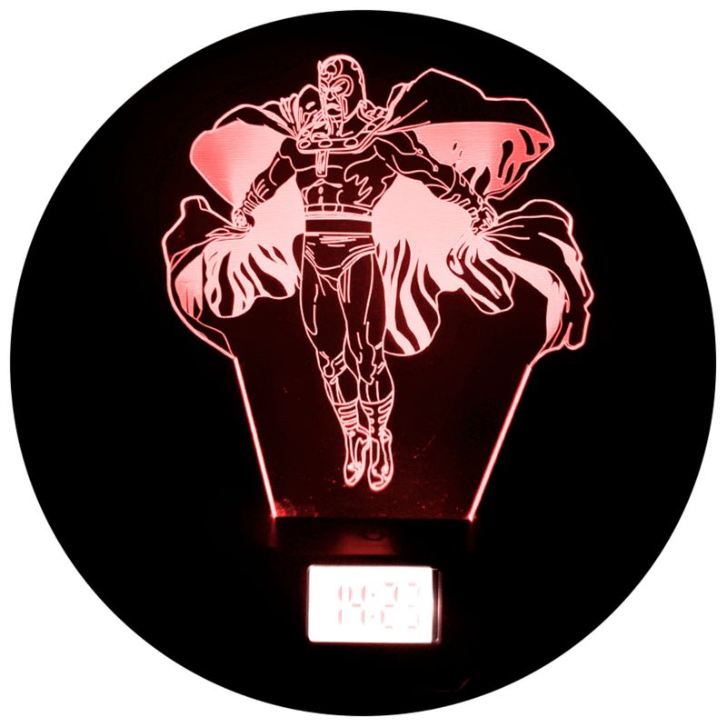 3DILUTION - Lámpara 3d ilusión Magneto Base Reloj USB