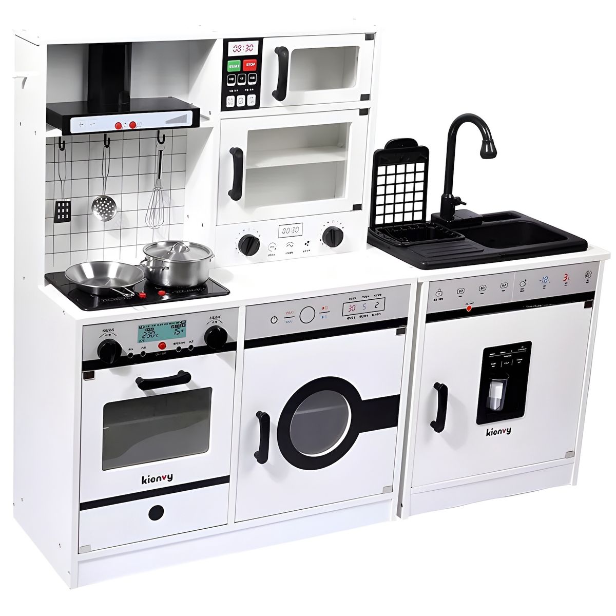 COBABY - COCINA DE MADERA DIDACTICA BLANCA NONA
