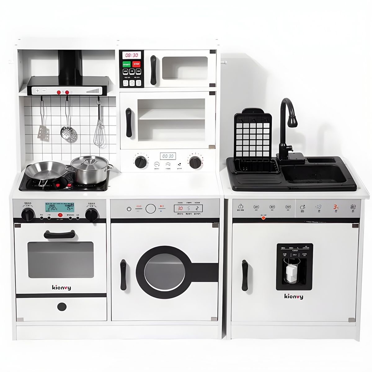 COBABY - COCINA DE MADERA DIDACTICA BLANCA NONA