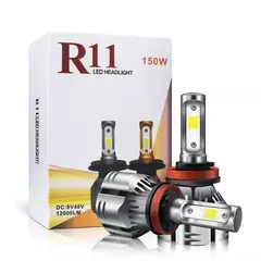 GENERICO - LUZ LED DE AUTO H11 12000 LUMENES