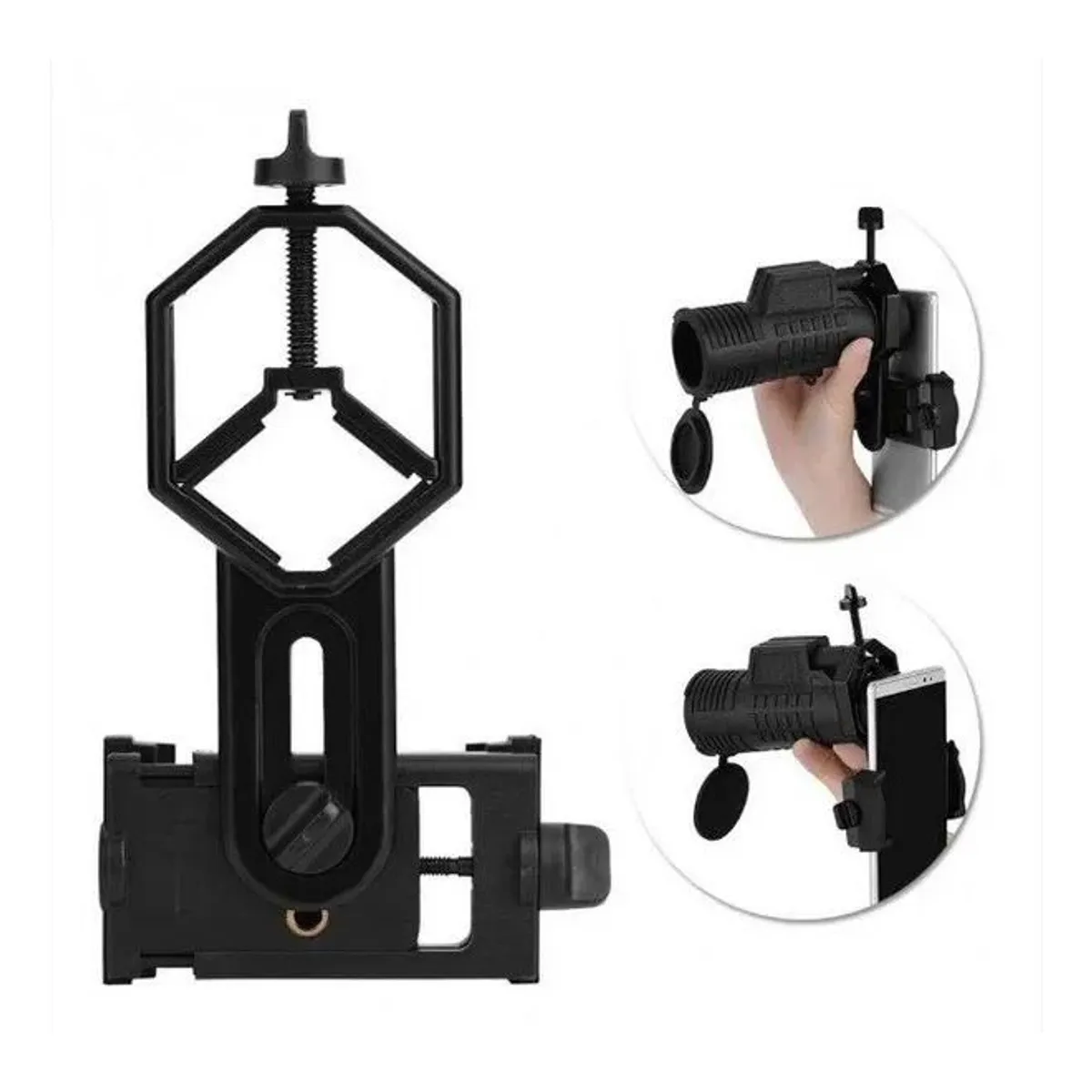 KUANGYE - Adaptador Y Soporte Para Telescopio Binoculares Y Teléfono