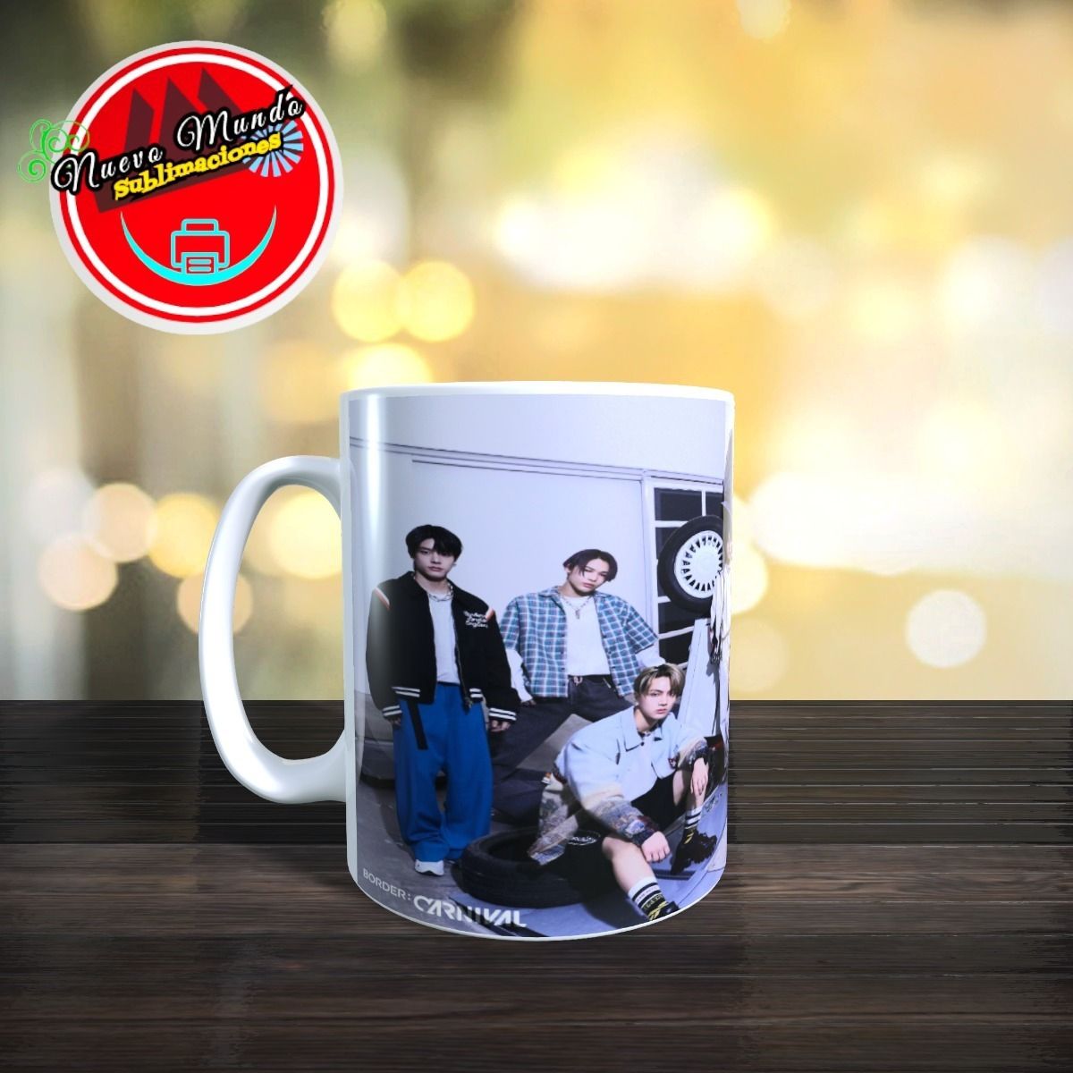 GENERICO - Taza Blanca De Enhypen - Kpop