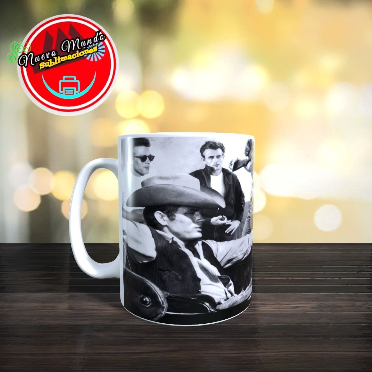 GENERICO - Taza Blanca De James Dean - Imagenes