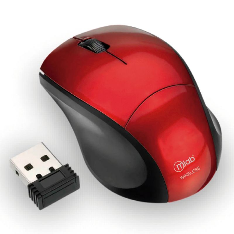 MICROLAB - Mouse Inalámbrico Microlab MW 8100 Advanced Mod 8343 Rojo