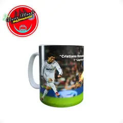 GENERICO - Taza Blanca De Lionel Messi Vs Cristiano Ronaldo