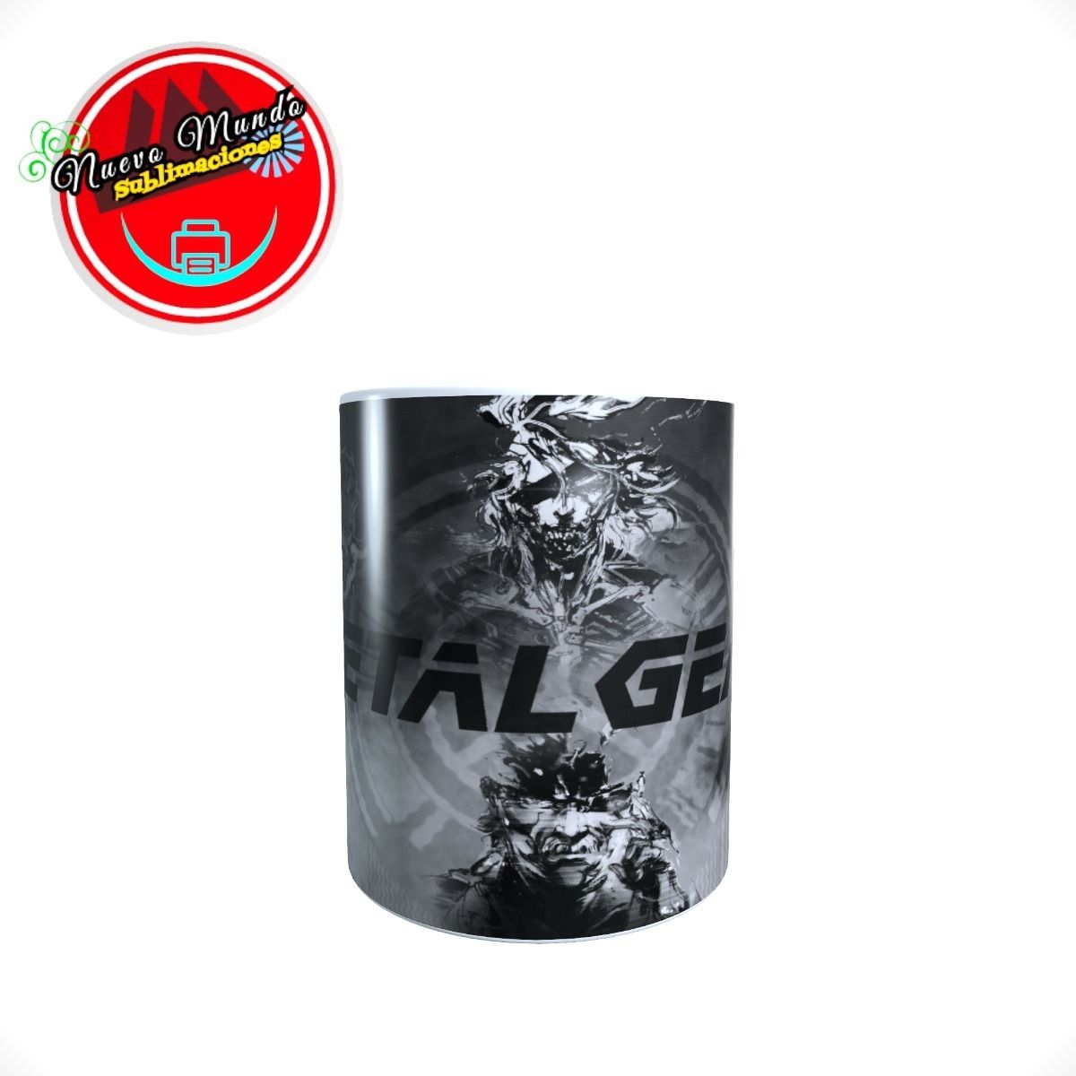 GENERICO - Taza Blanca De Metal Gear