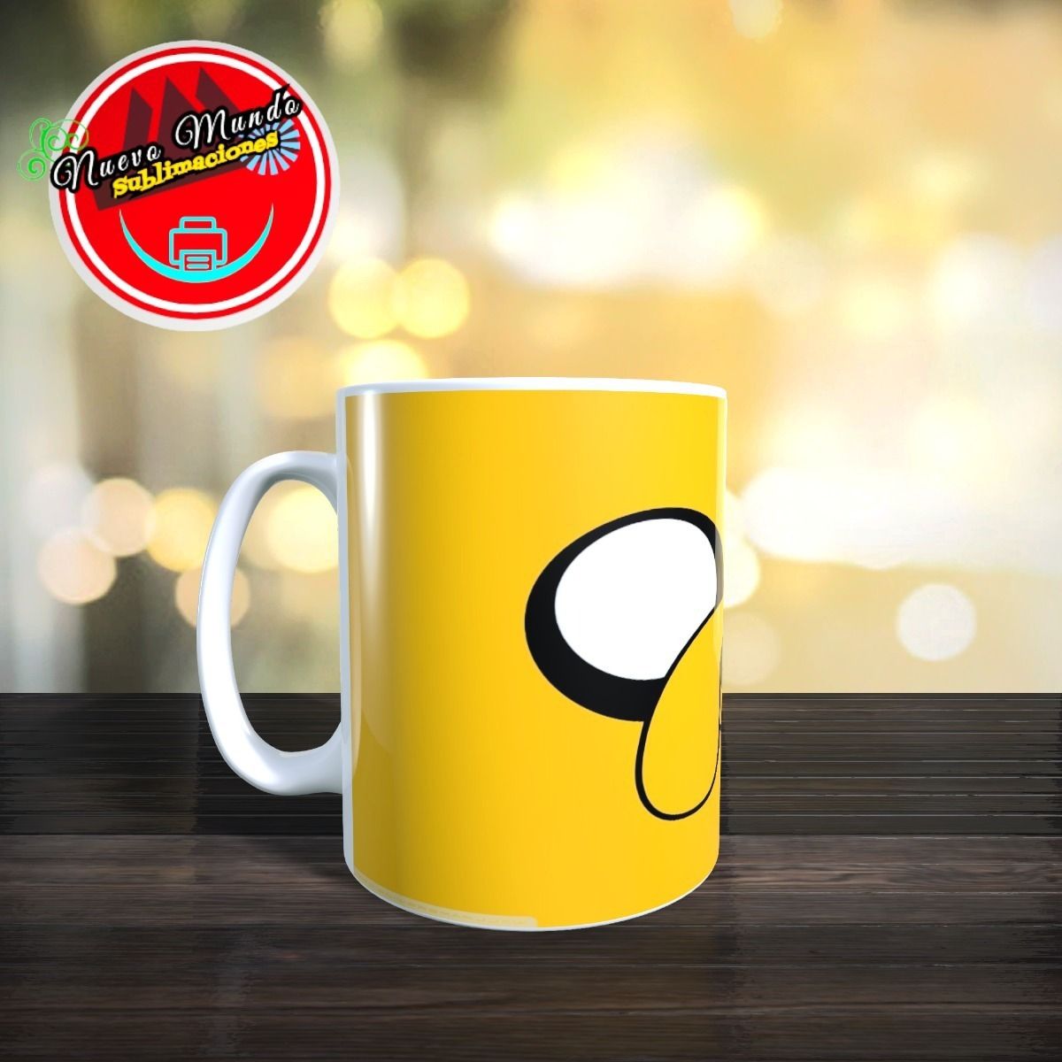 GENERICO - Taza Blanca De  Jake El Perro