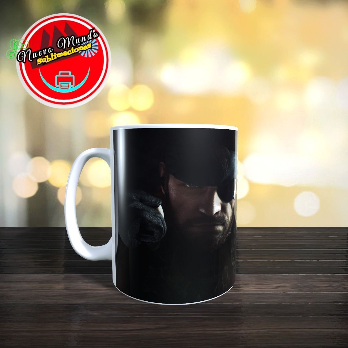 GENERICO - Taza Blanca De Snake De Metal Gear