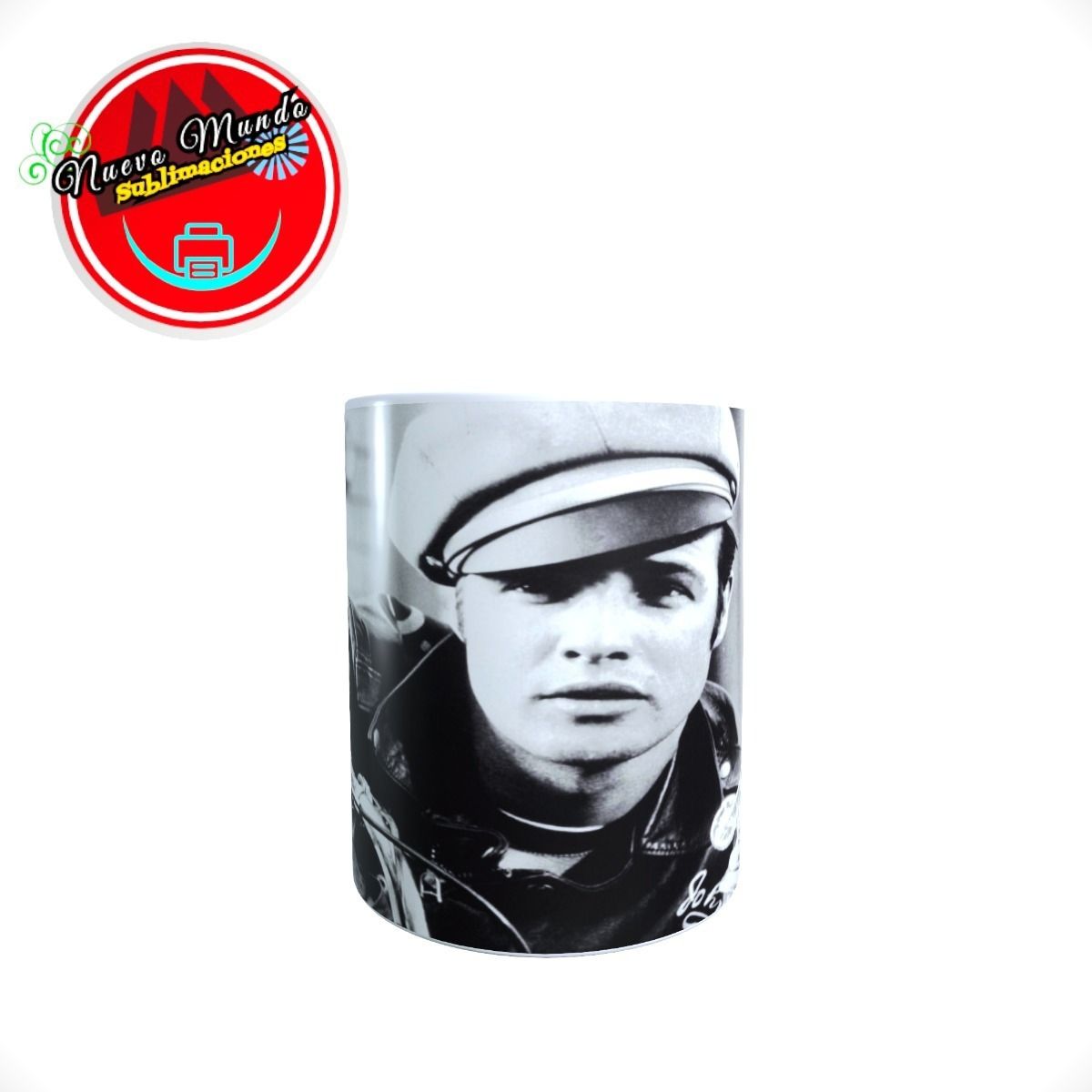 GENERICO - Taza Blanca De Marlon Brando - The Wild One