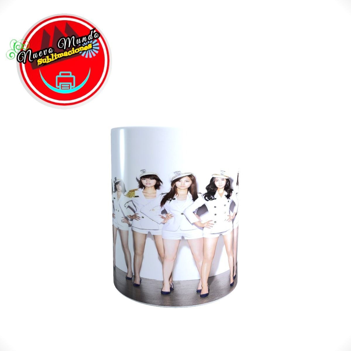 GENERICO - Taza Blanca De Girls Generation Histórico Grupo De K-pop